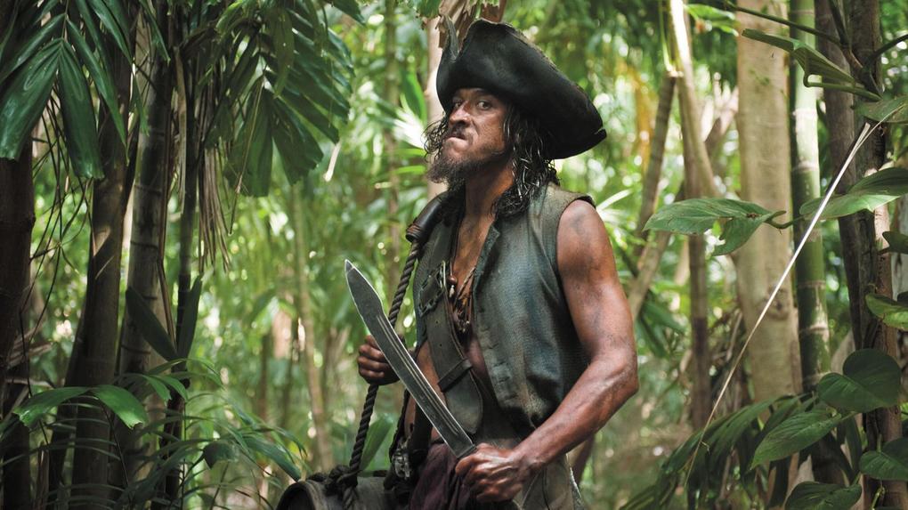 Tamayo Perry em 'Piratas do Caribe'