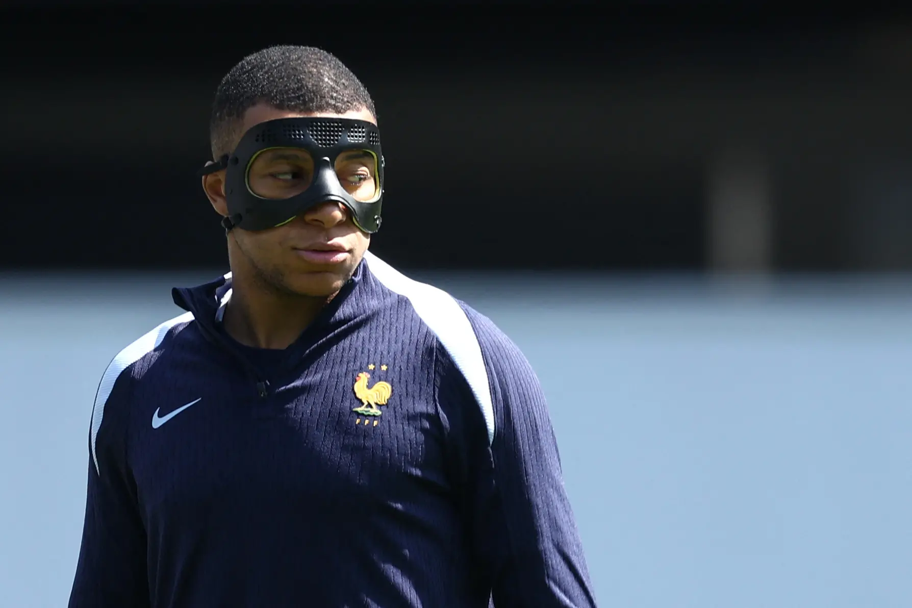 Imagem do atacante francês Kylian Mbappe