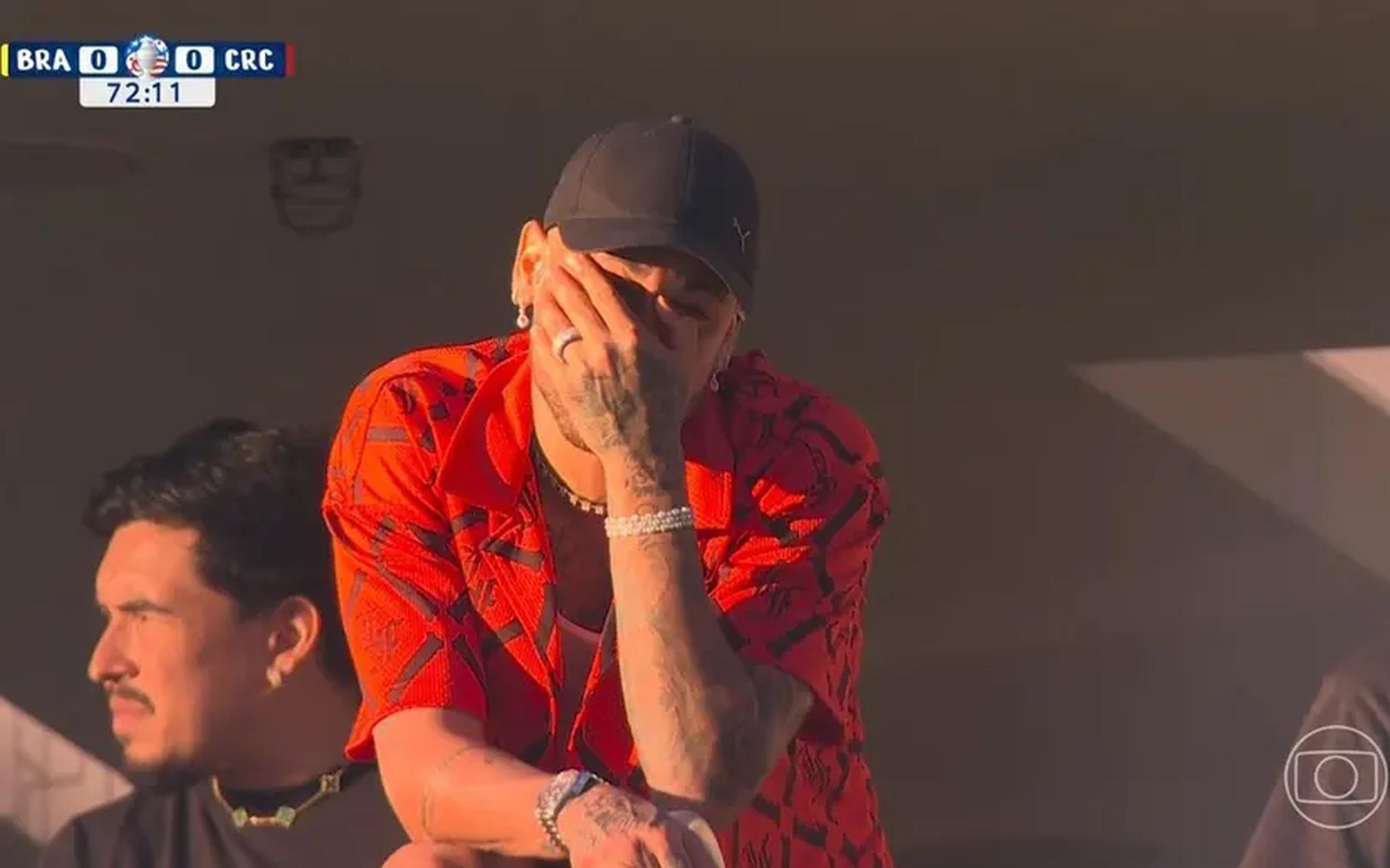 Neymar em jogo da Seleção Brasileira