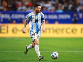 Imagem do atacante argentino Lionel Messi