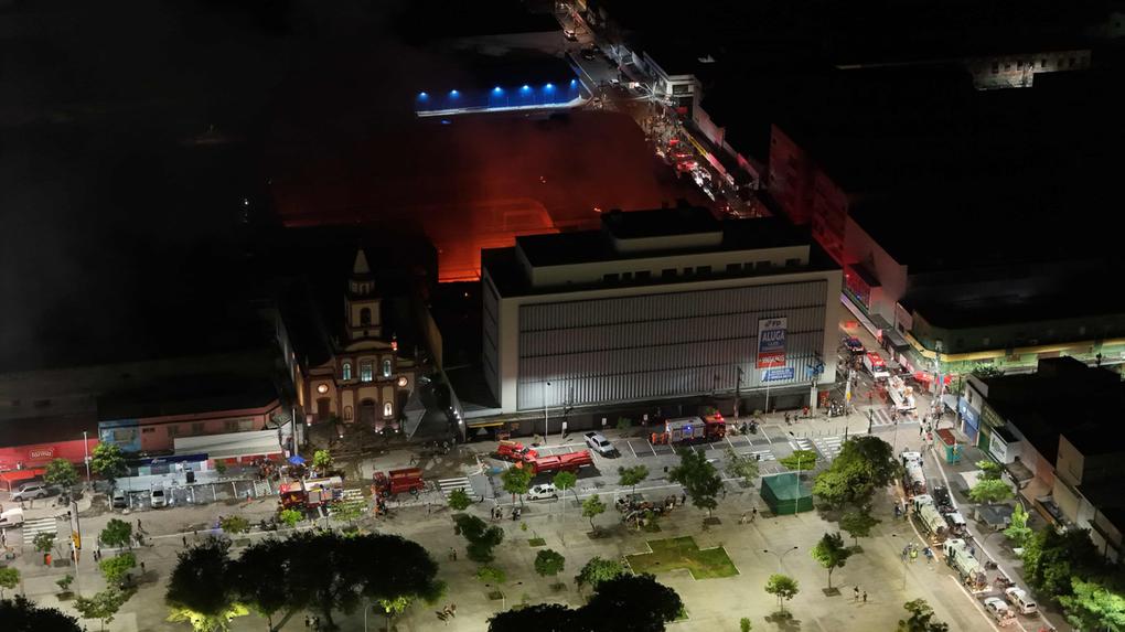 Incêndio no Centro de Fortaleza