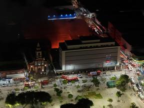 Incêndio no Centro de Fortaleza