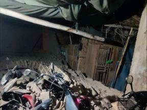 casa após terremoto no peru