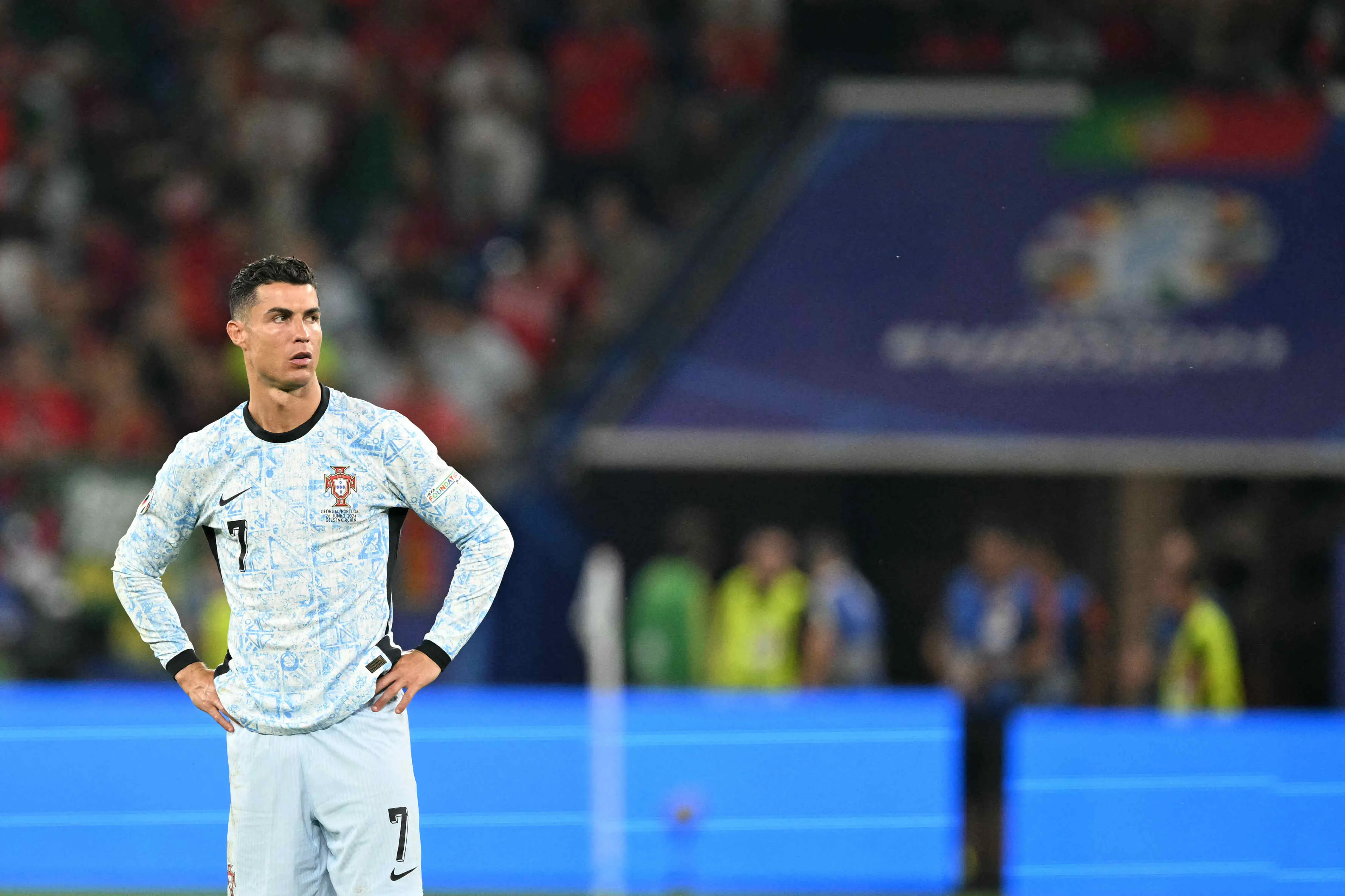 Imagem do atacante português Cristiano Ronaldo
