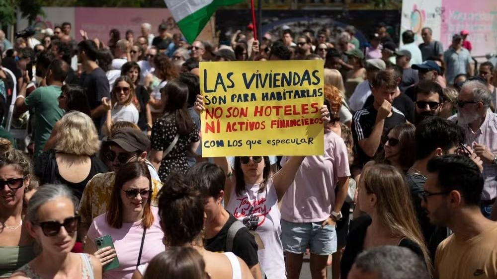 Protesto Espanha