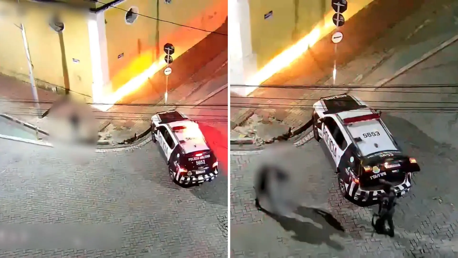 Suspeito escondia o material furtado em um saco plástico, quando foi abordado por policiais militares