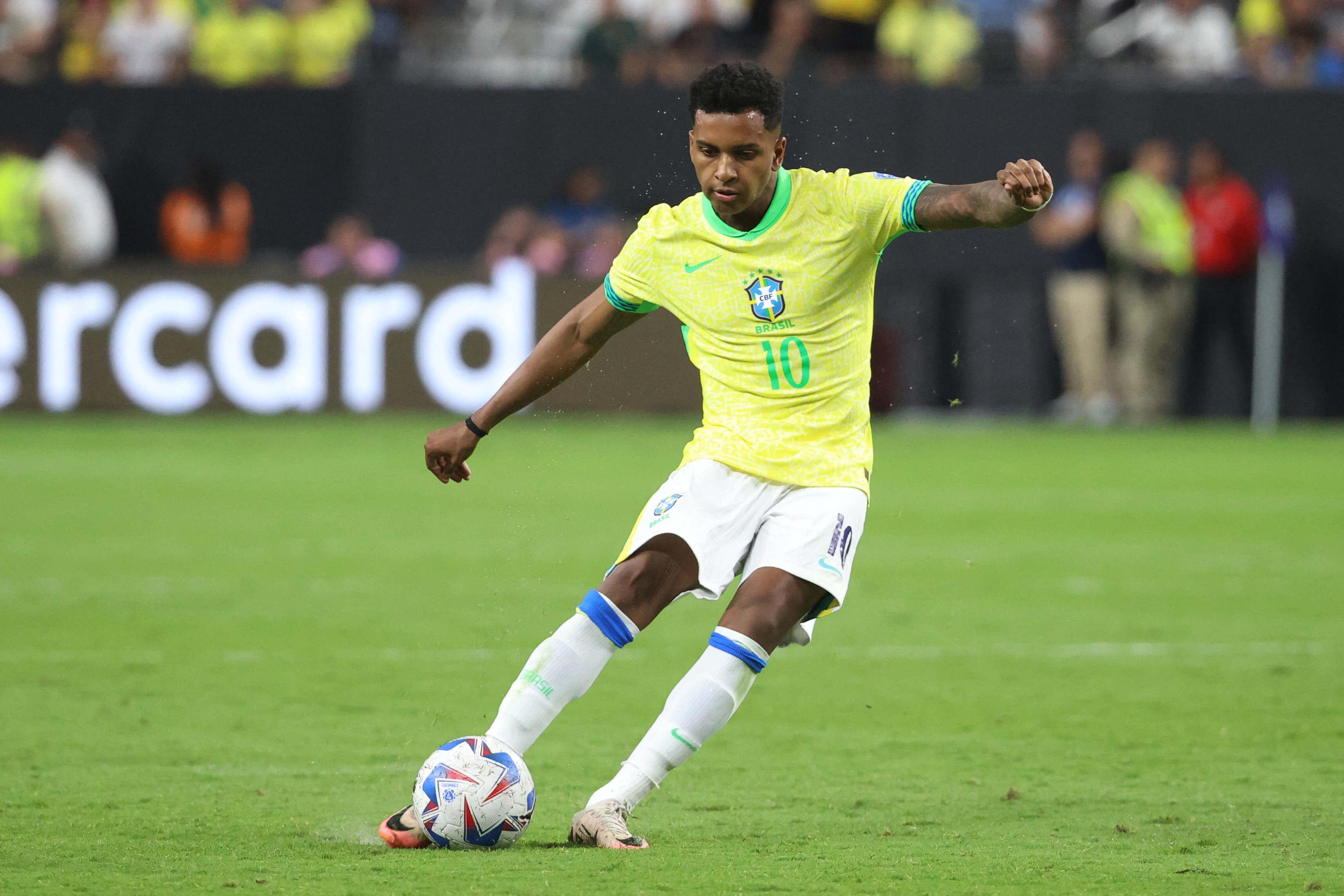 Imagem do atacante do Brasil Rodrygo