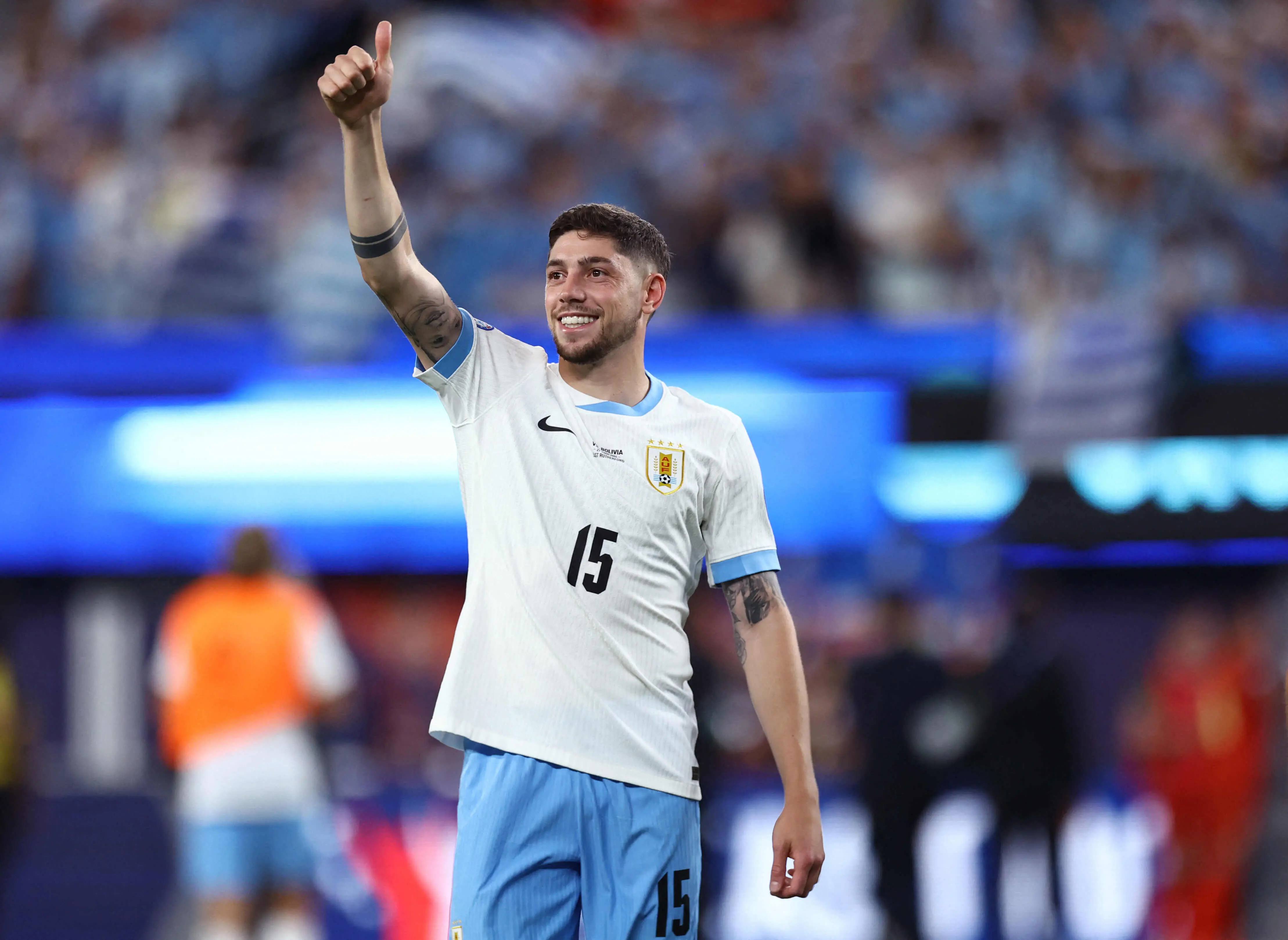 Imagem do meio-campista do Uruguai Federico Valverde