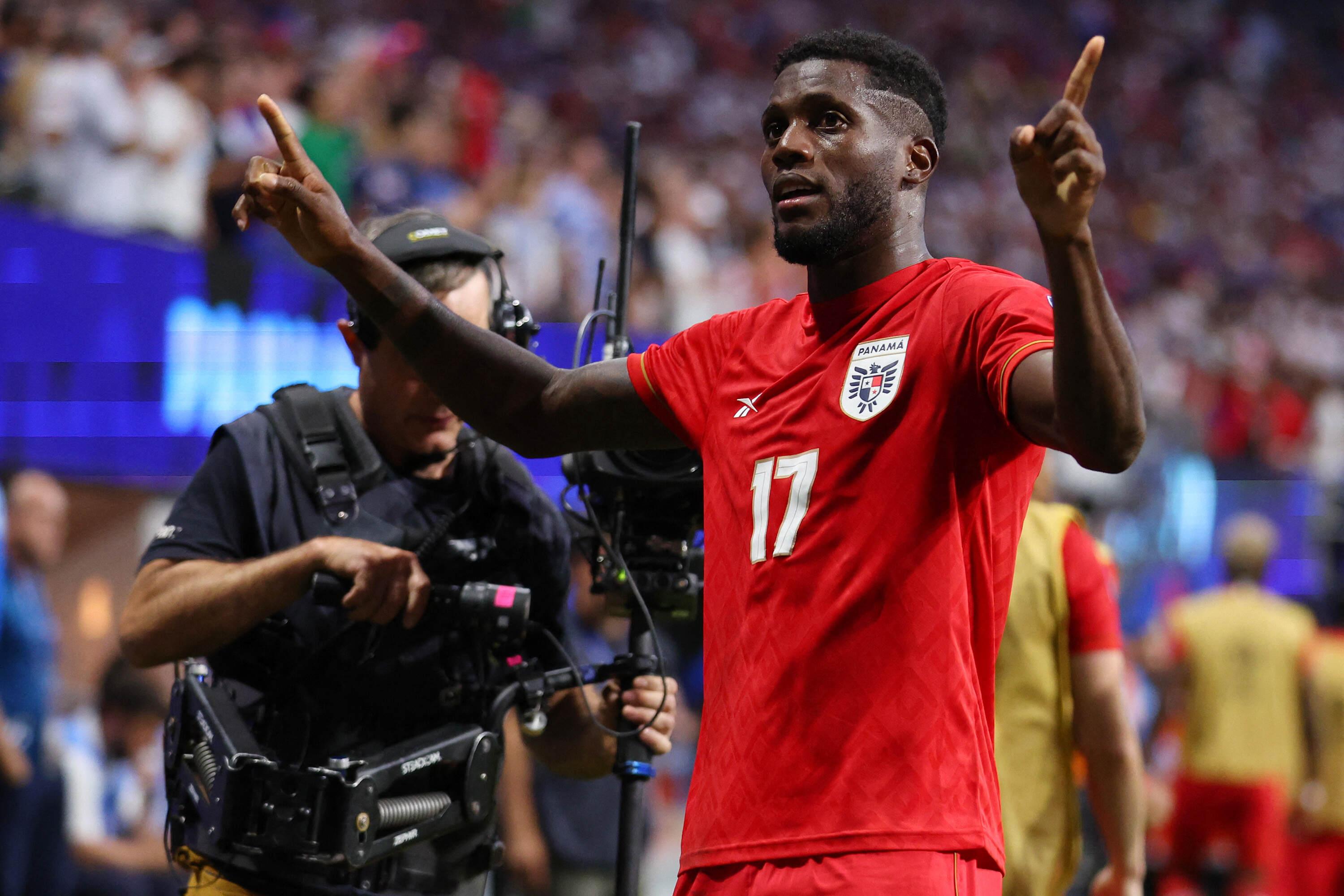 Imagem do atacante do Panamá Jose Fajardo