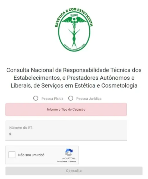 Consulta de responsabilidade técnica