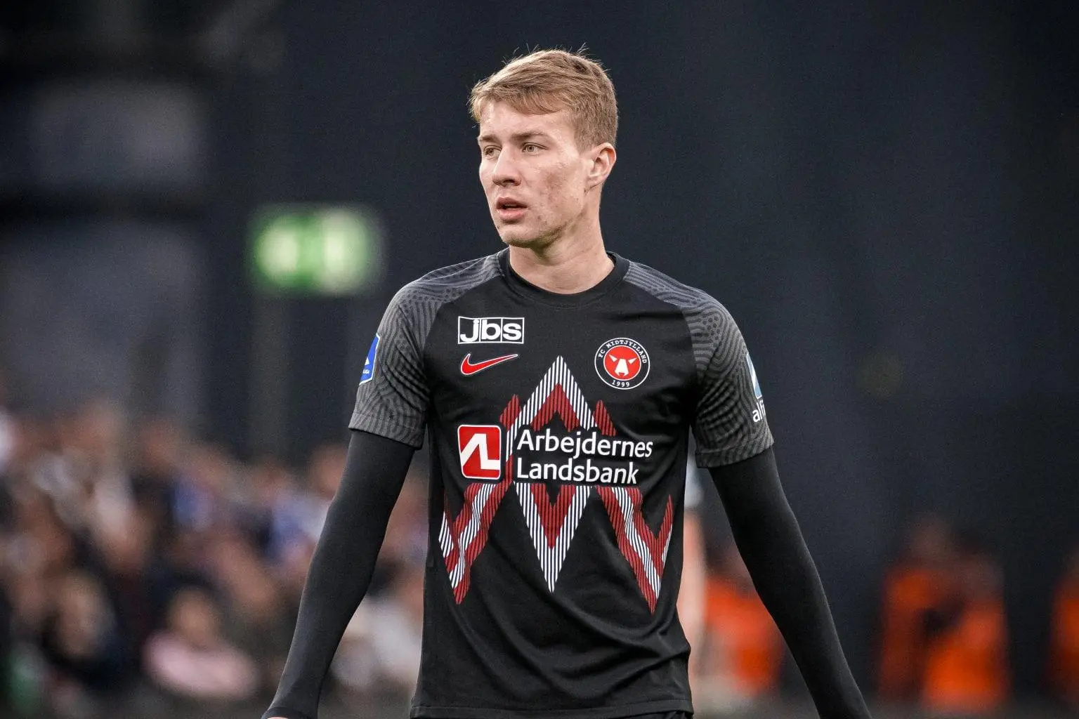 Charles em ação pelo Midtjylland