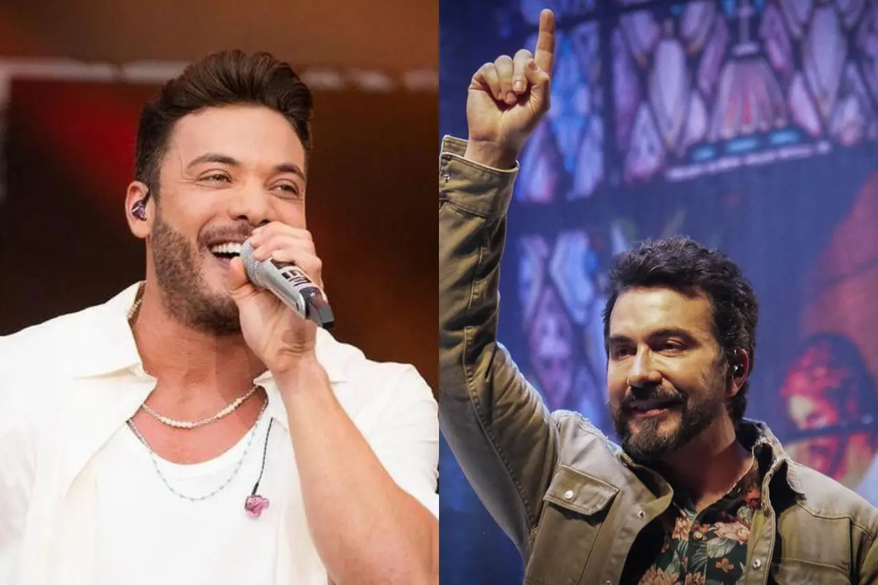 Foto de Wesley Safadão e Padre Fábio de Melo