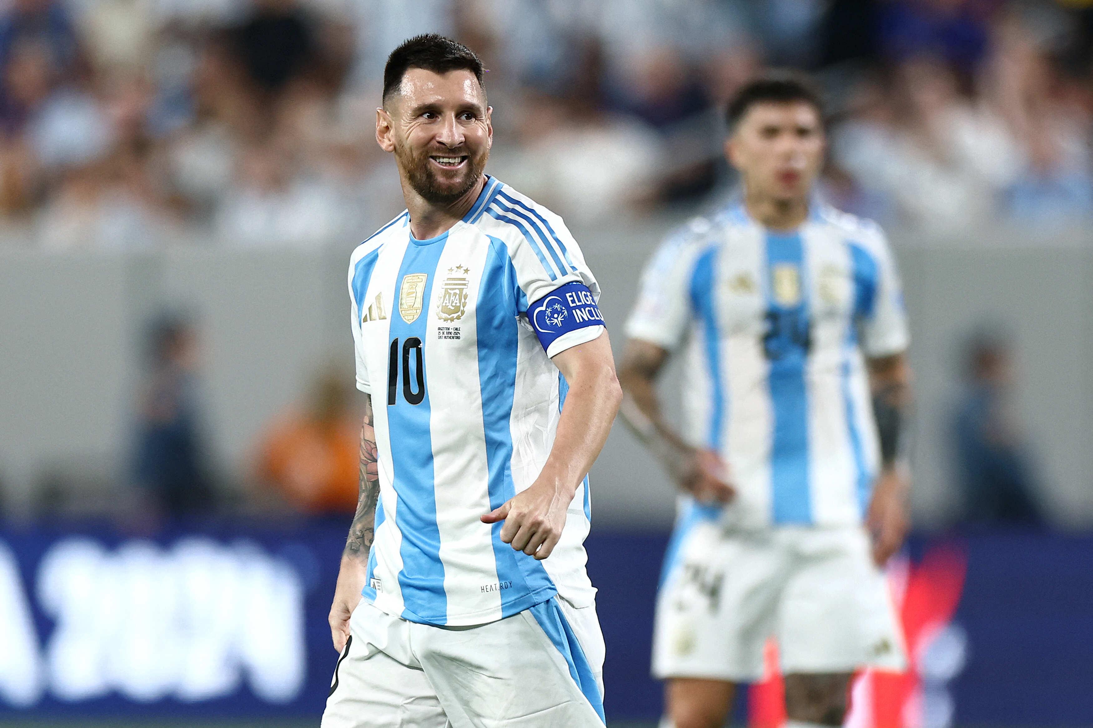 Imagem do atacante argentino Lionel Messi