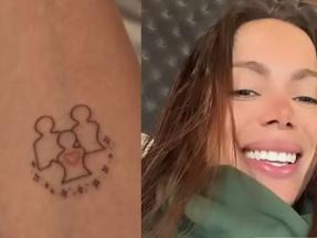Anitta exibe sua nova tatuagem
