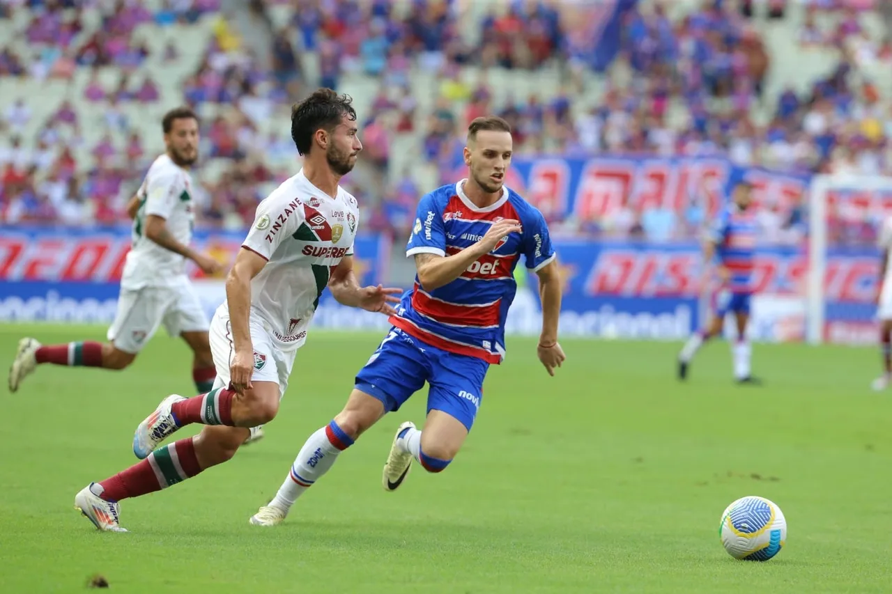 O Fortaleza fez partida segura e venceu o Fluminense no Castelão pela Série A