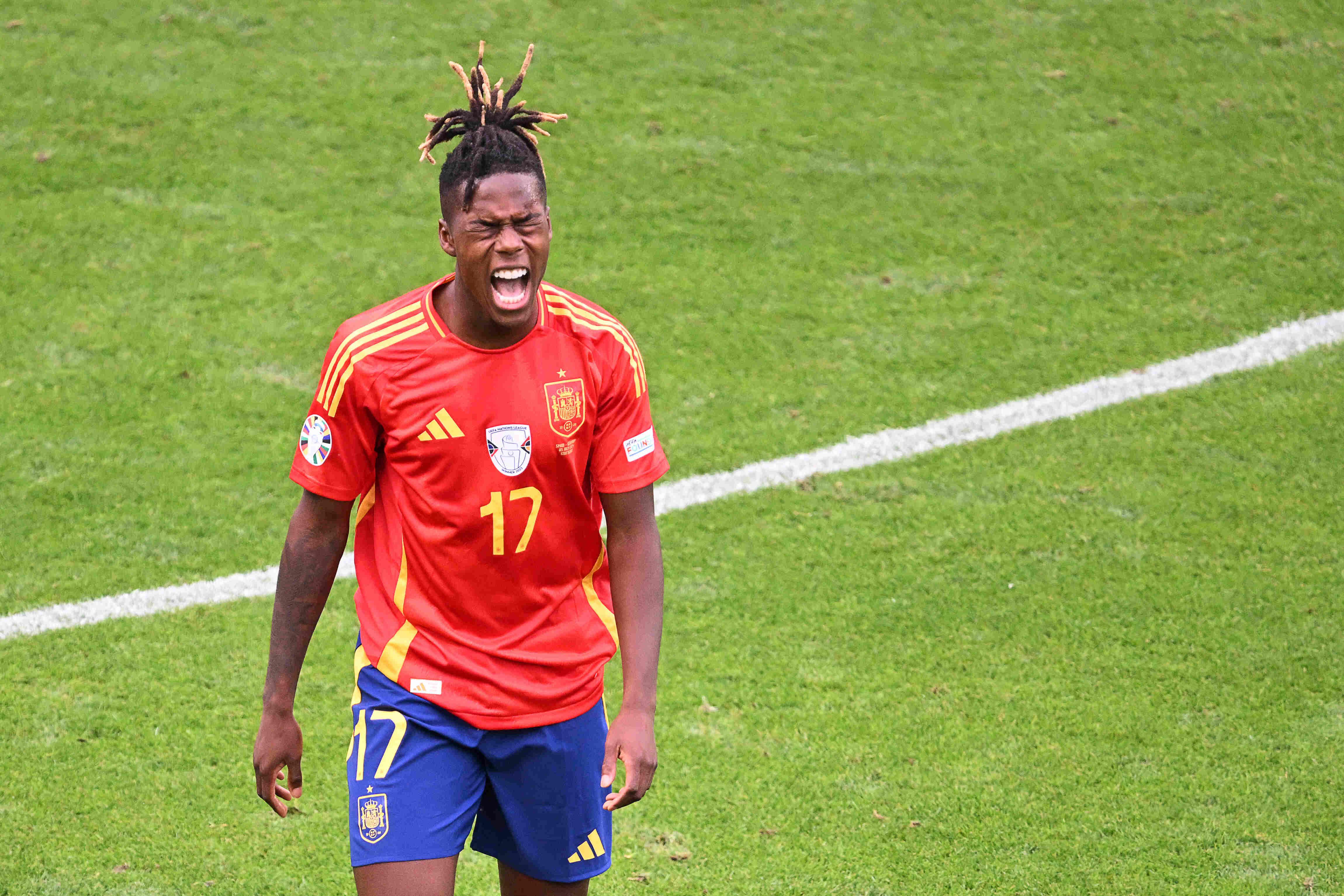 Imagem do atacante da Espanha Nico Williams