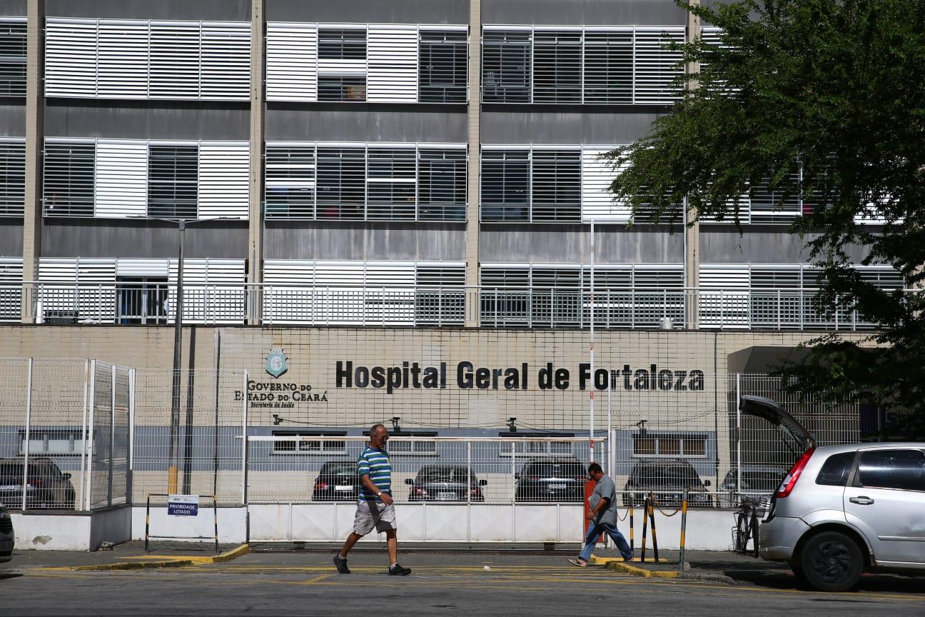 Fachada do Hospital Geral de Fortaleza (HGF)