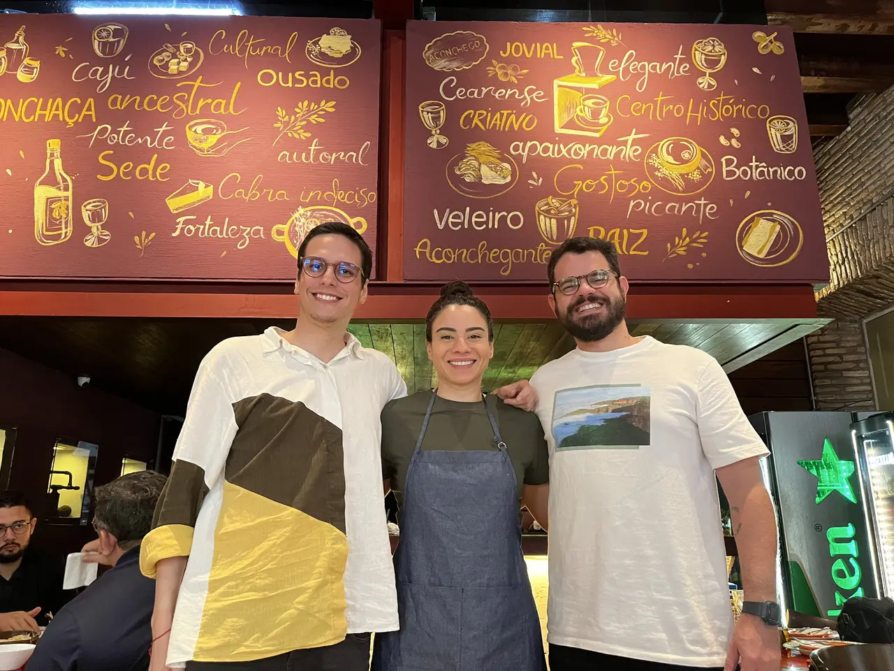 João Dias, Karol Teodoro e João Souza: parceria pela autoralidade cearense