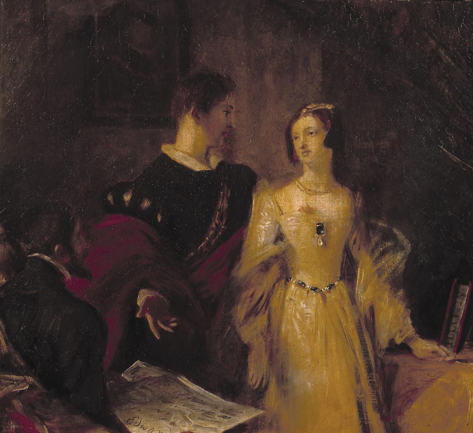 Quadro de Lady Jane Gray com o marido Lord Guildford Dudley