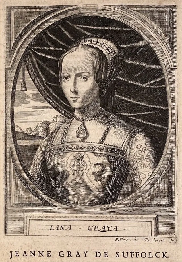 Retrato de meio corpo de Lady Jane Gray, 