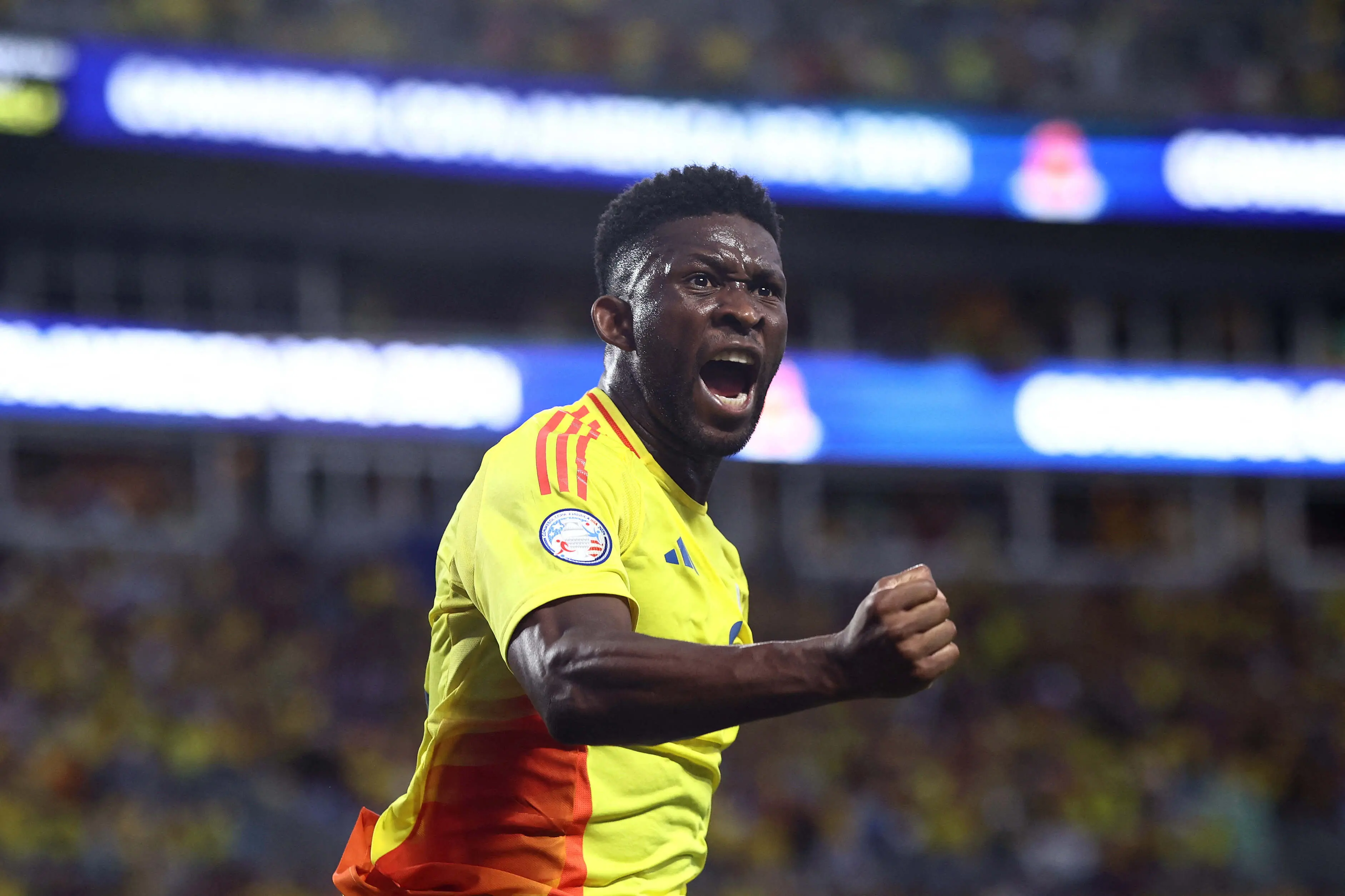 Imagem do jogador da Colômbia Lerma