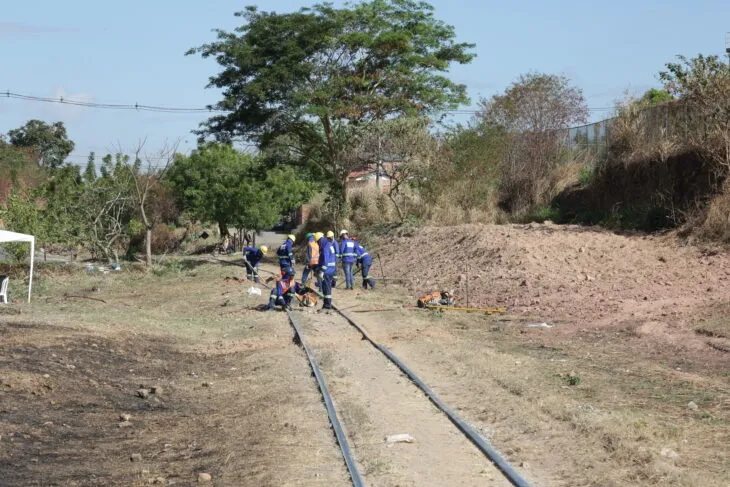 Obras no Metrô de Teresina. Trajeto é todo de superfície e compartilha trechos com malha viária de cargas da FTL