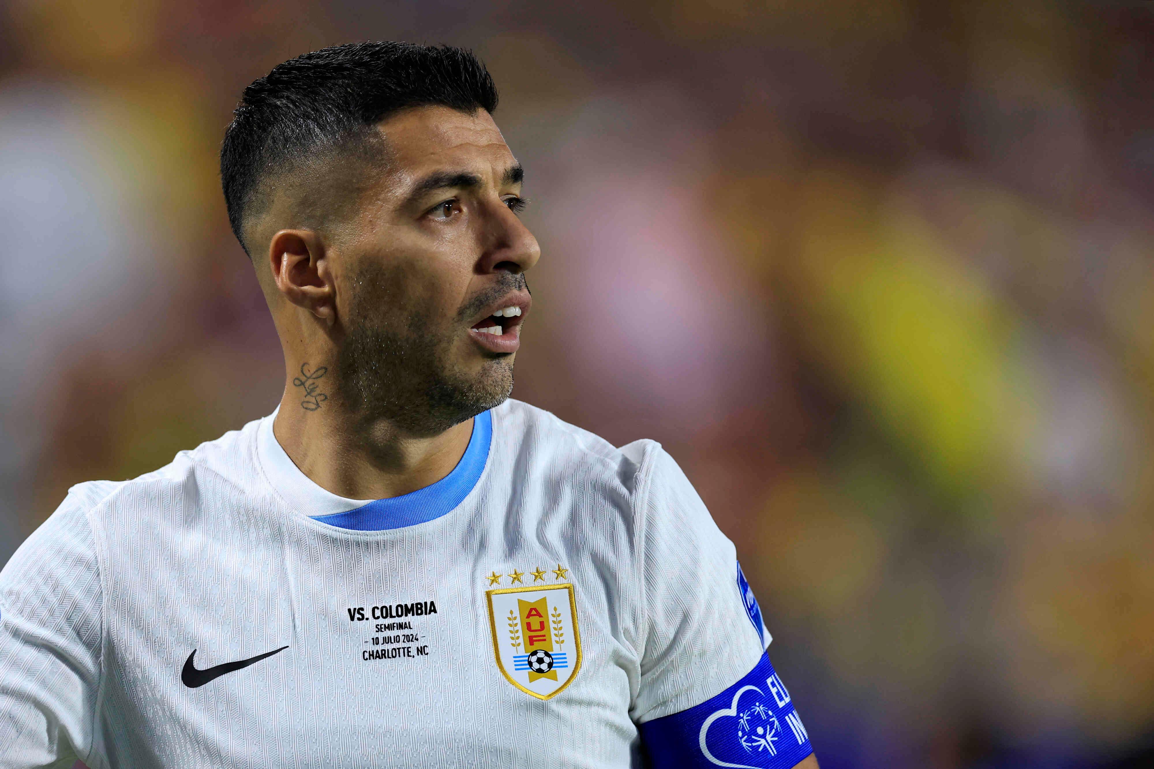 Imagem do atacante do Uruguai Luís Suarez