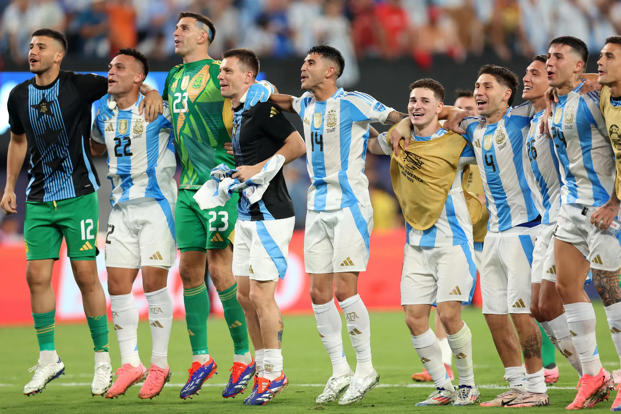 Argentina foi campeã da Copa América pela segunda vez consecutiva