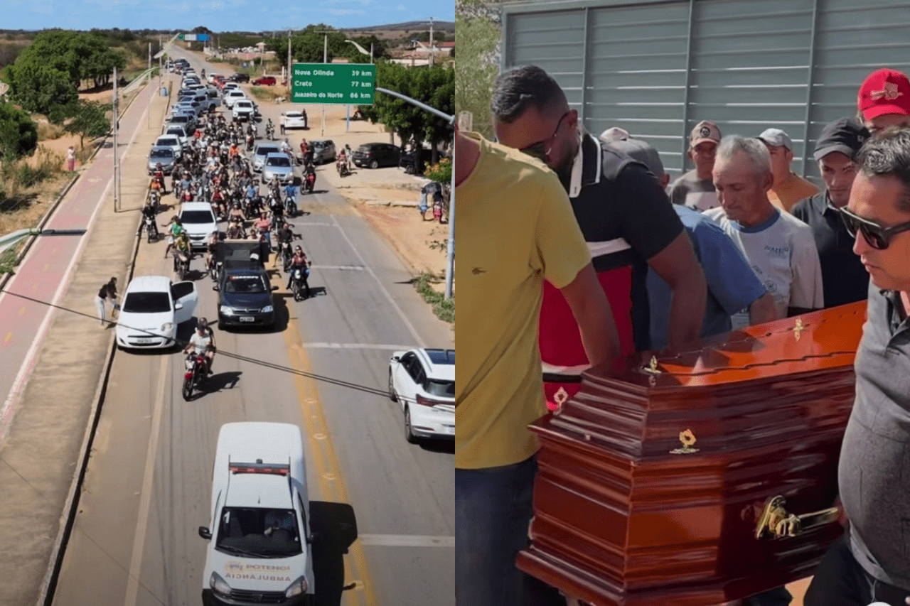 Edson Veriato, enterro, velório, missa de corpo presente, cortejo, Potengi