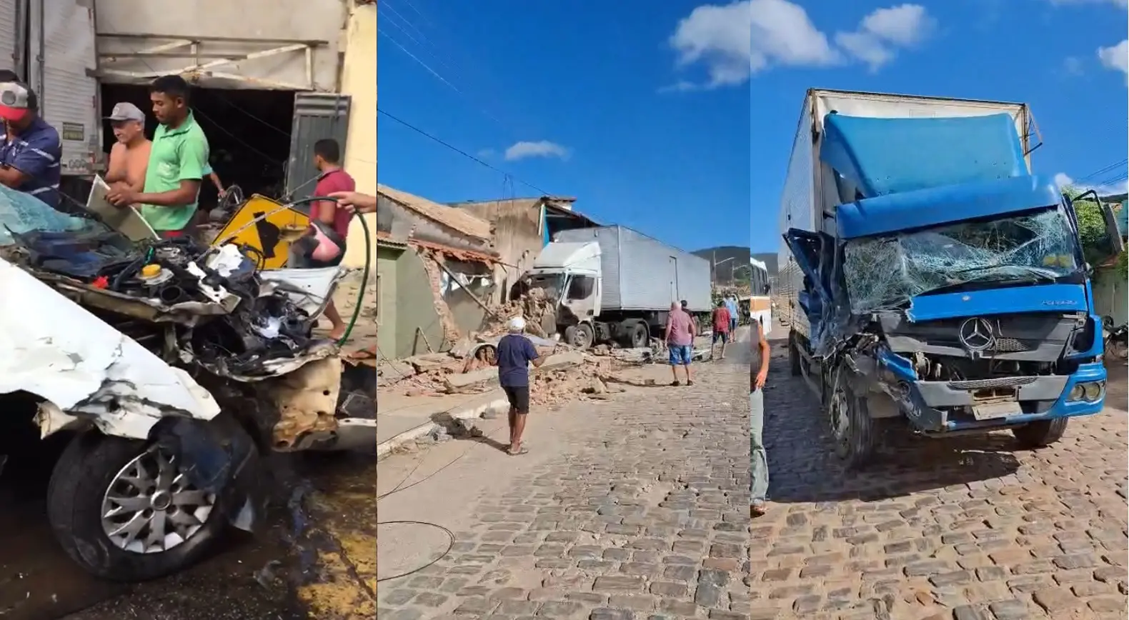 Corpo de Bombeiros e Polícia Militar foram acionados ao local para atender ocorrência