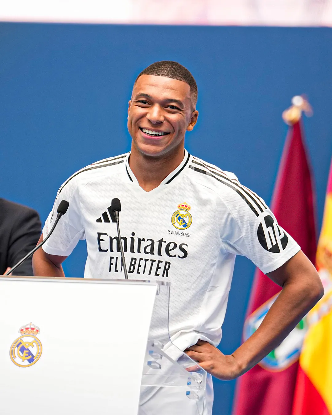 Mbappé, jogador do Real Madrid.