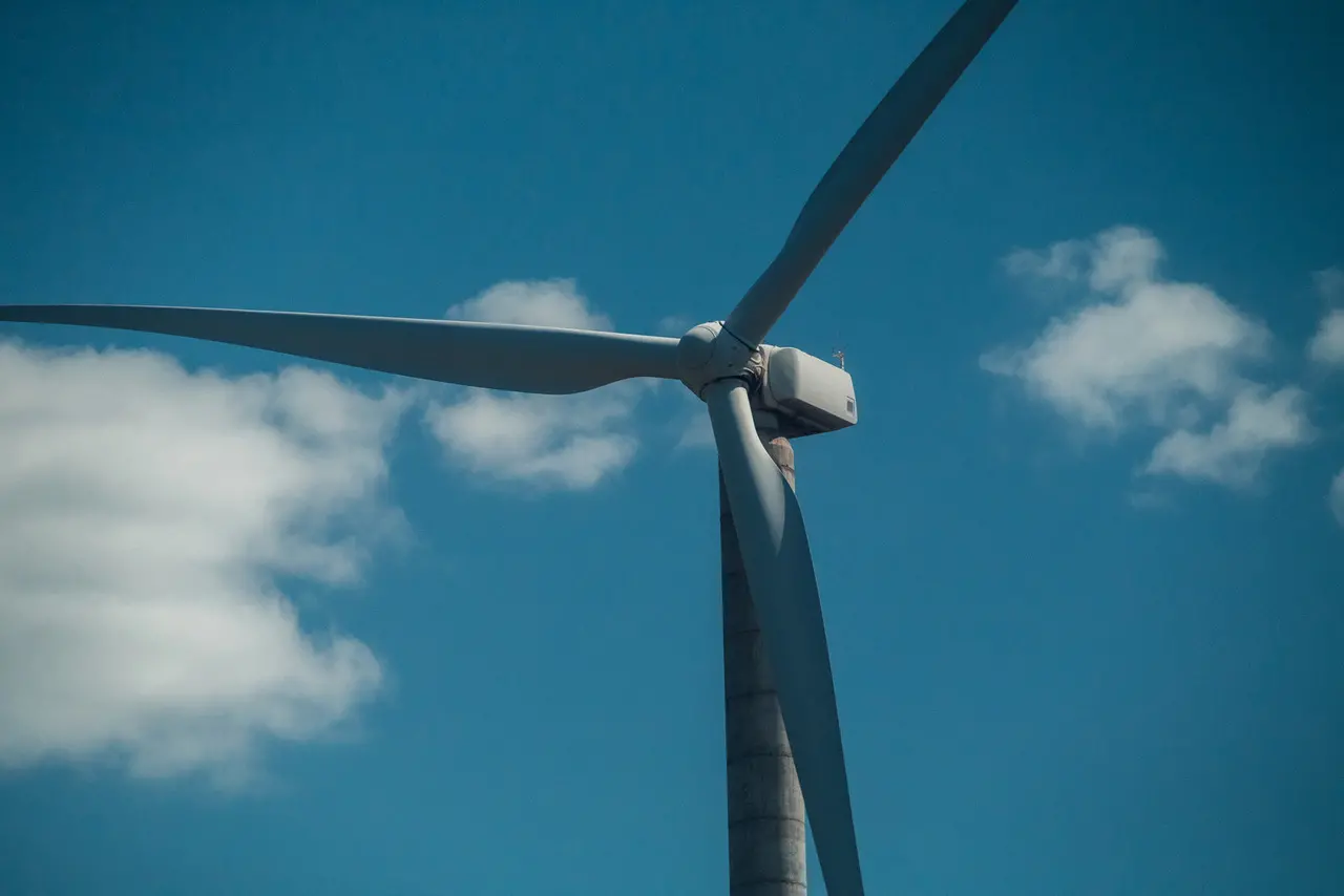 foto de turbina eólica
