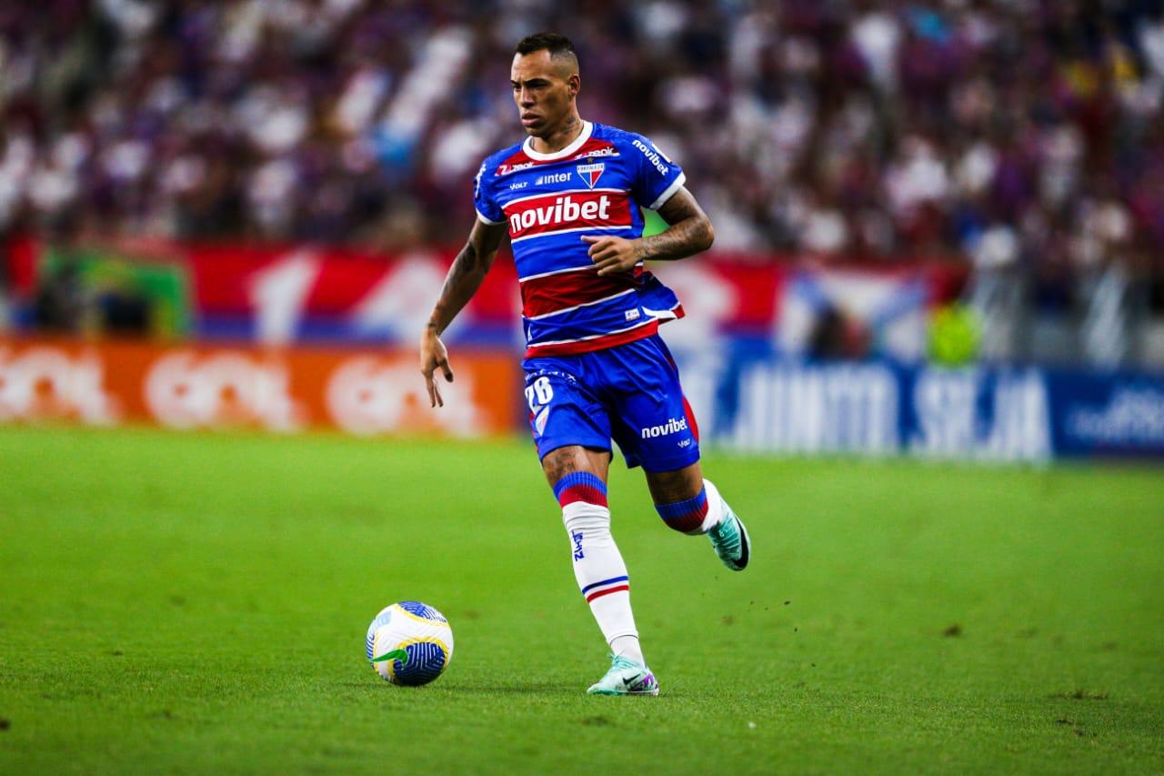 Breno Lopes durante Fortaleza x Vitória