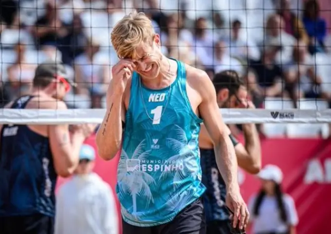 Imagem do atleta holandês Steven van de Velde