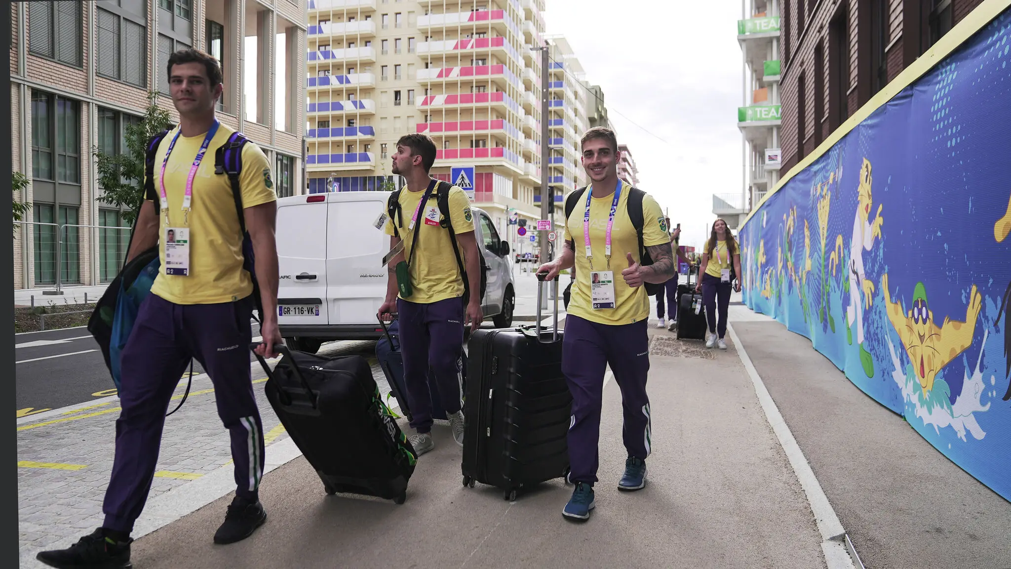 Atletas brasileiros em Paris