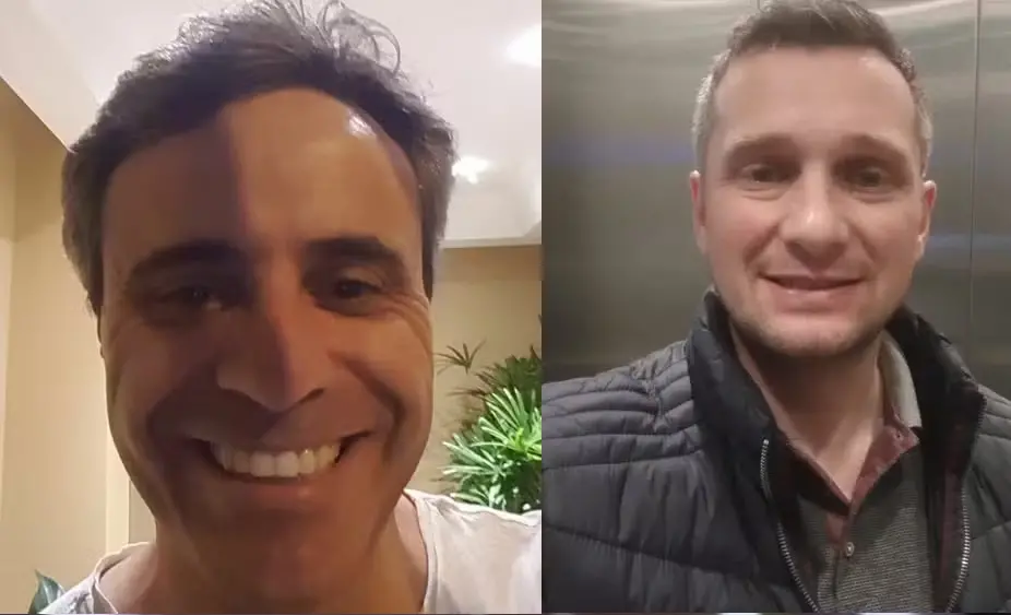 Fabiano de Oliveira Fortes e Felipe Turchetto, professores da UFSM mortos durante assalto em Mato Castelhano — Foto: Arquivo pessoal