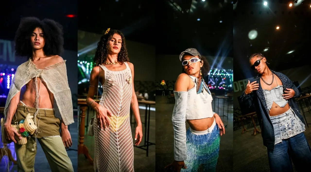 Grupo de amigas caprichou nas composições com criações autorais para conferir os desfiles