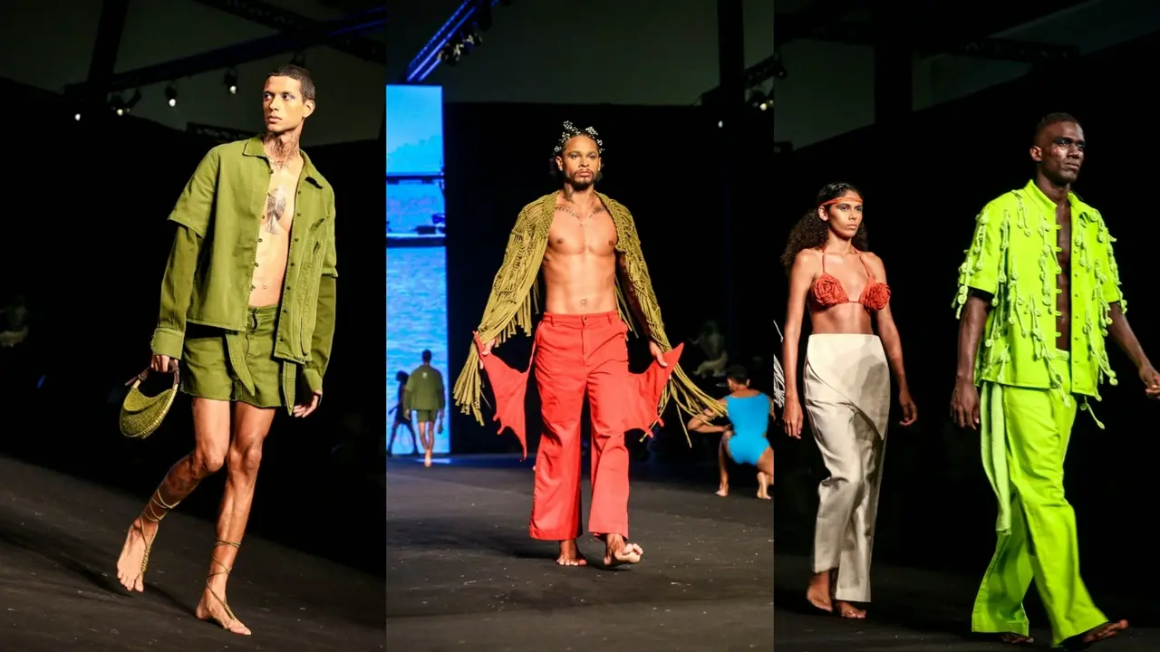 Vitor Cunha explorou elementos da natureza em sua nova coleção