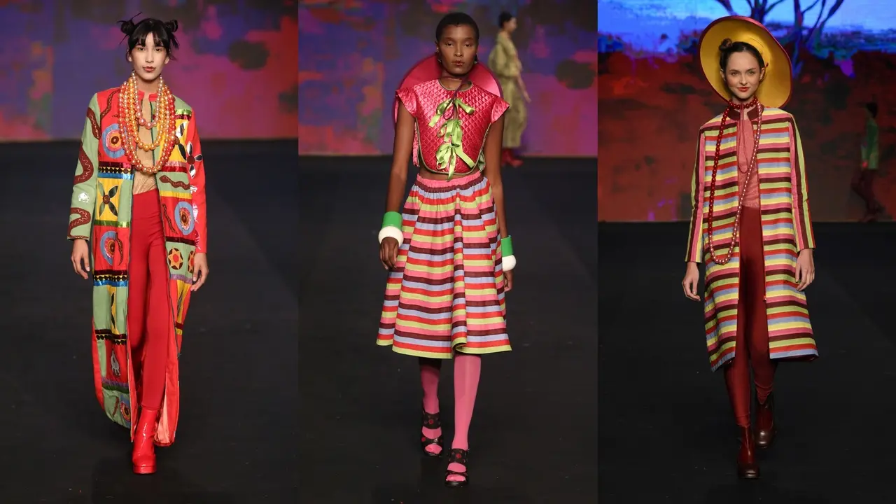 Desfile da Fruto do Conde se destacou pelas cores vibrantes