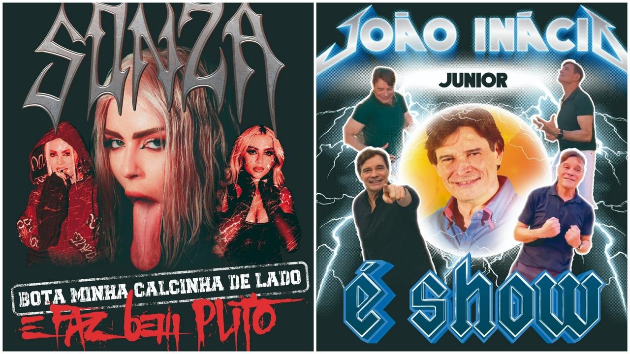 Montagens de fotos vão de divas pop a ícones cearenses, como o apresentador João Inácio Jr.