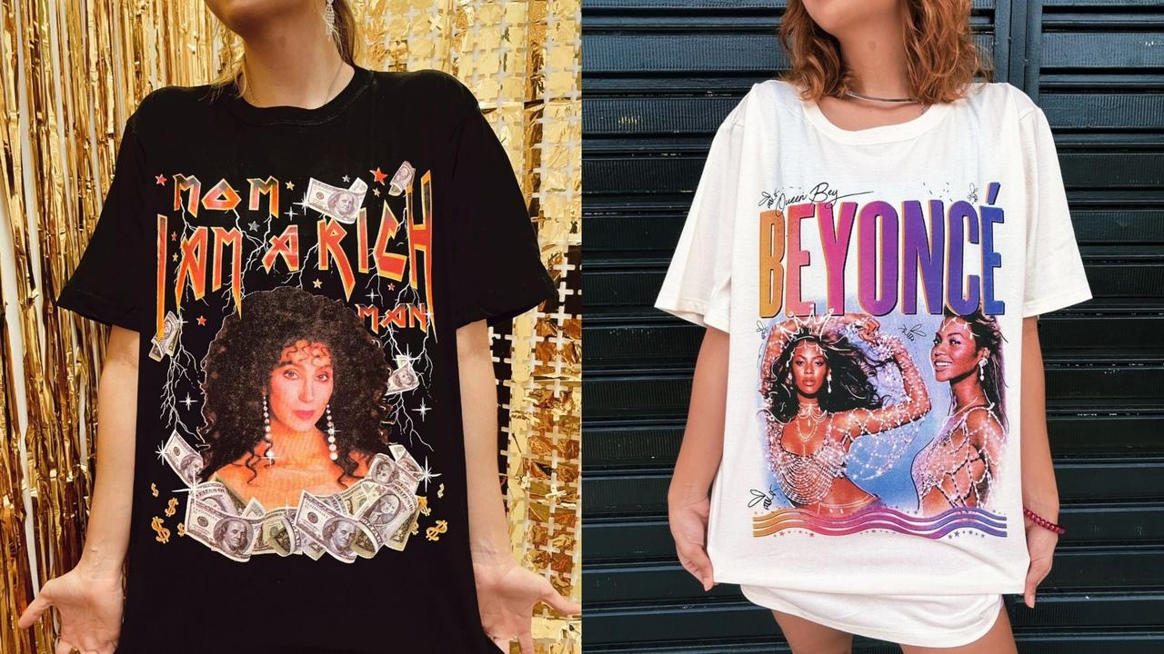 Divas pop têm destaque nas camisetas coloridas da Triz
