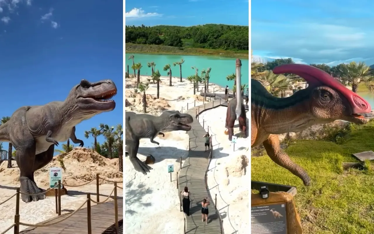 Dinossauros no Alchymist Prehistoric Park