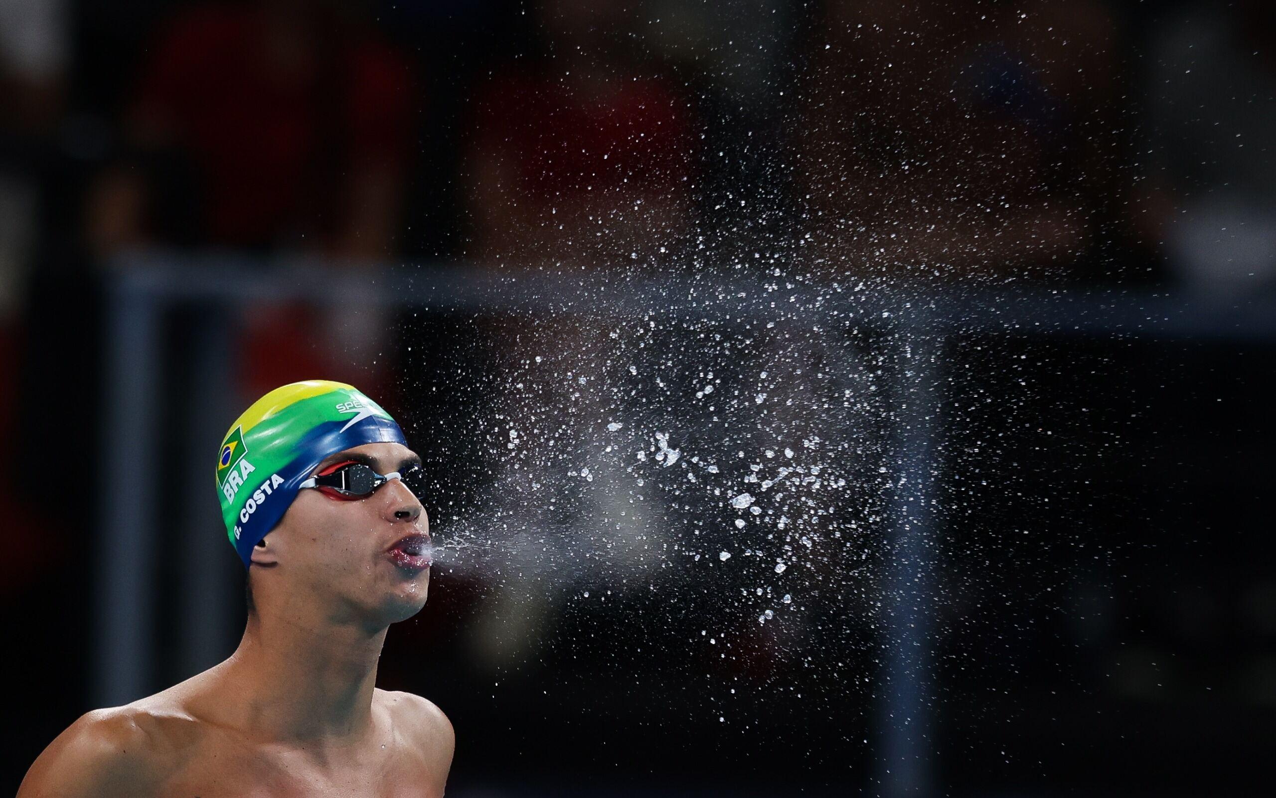 Imagem do nadador do Brasil Guilherme “Cachorrão” Costa