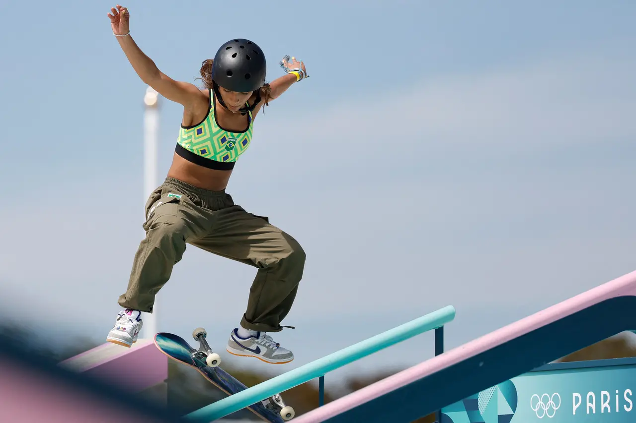 Raysa Leal em ação nos Jogos Olímpicos de Paris 2024