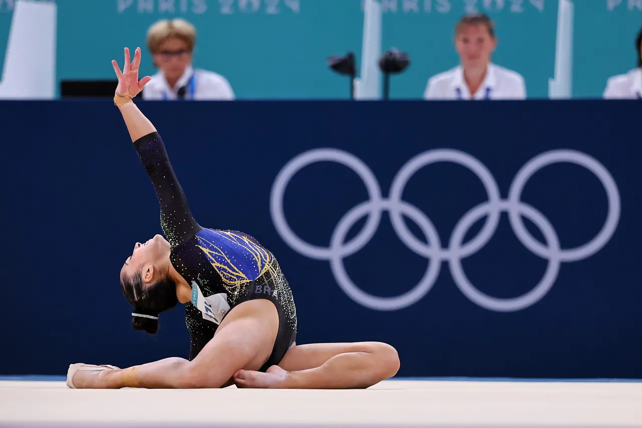 Júlia Soares em ação nos Jogos Olímpicos de Paris 2024