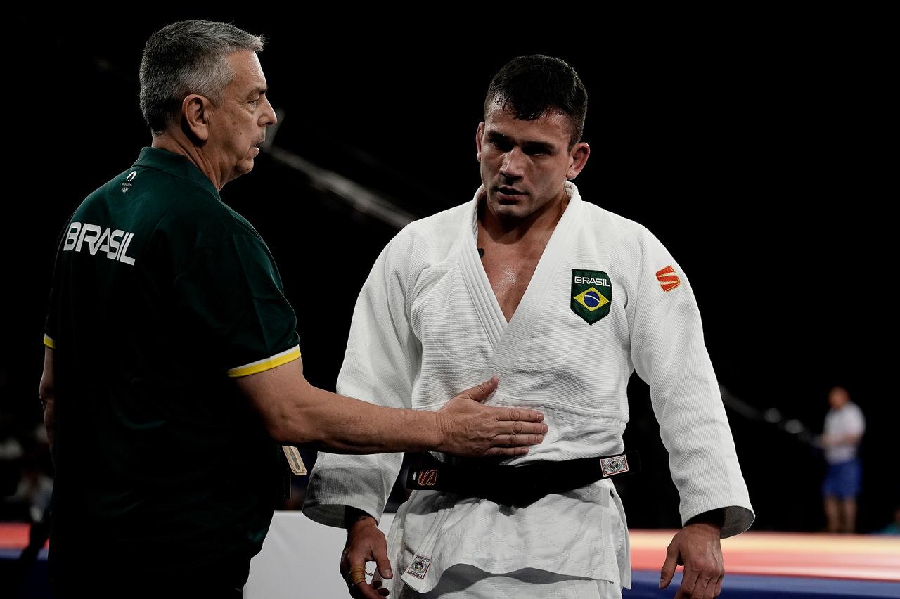 Daniel Cargnin em ação no judô