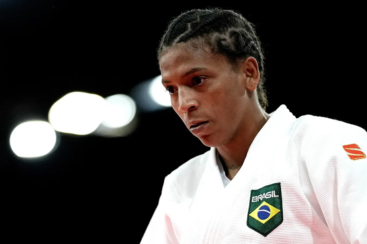 Rafaela Silva em ação pelo judô