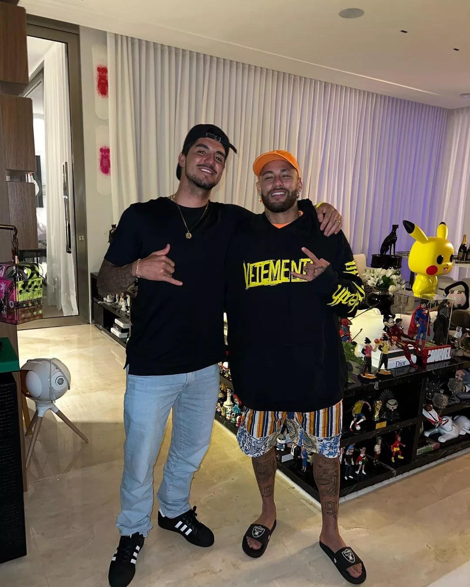 Gabriel Medina e Neymar
