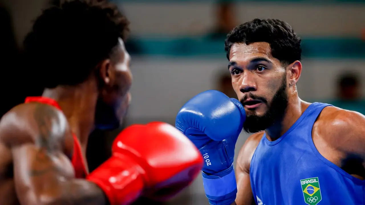 Luiz Bolinha em ação pelas Olimpíadas