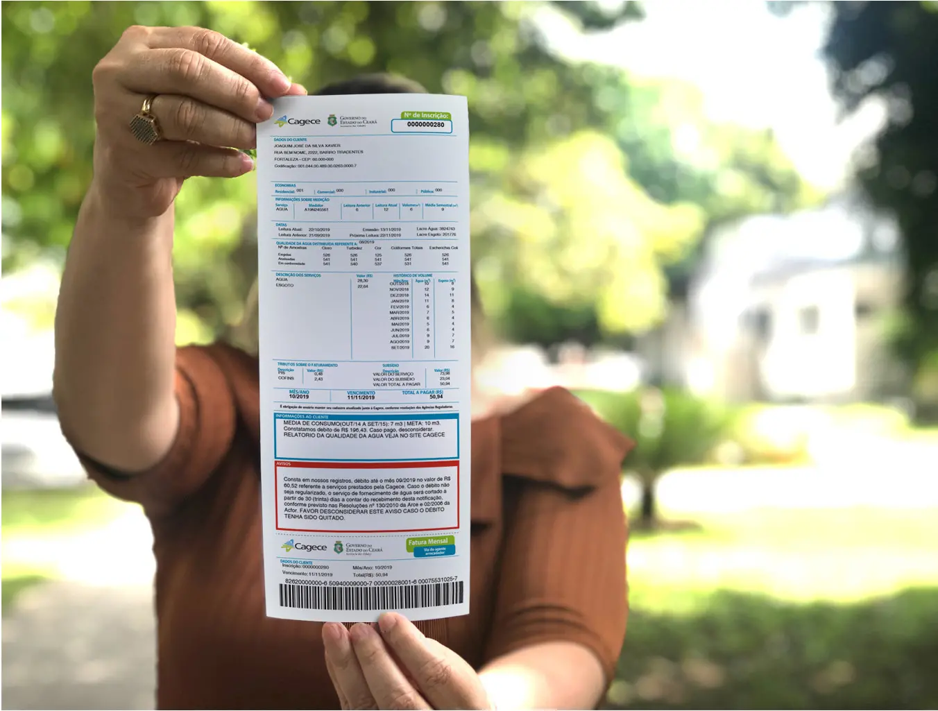 Cagece conta aumento